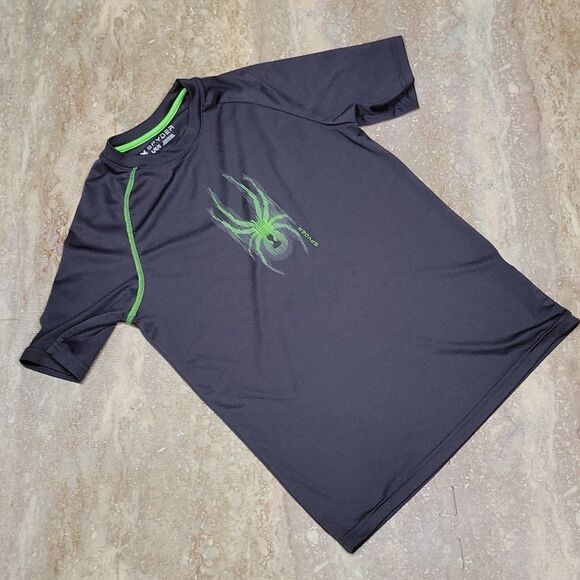 SPYDER YOUTH POLY TEE SIZE LARGE - Picture 1 of 5